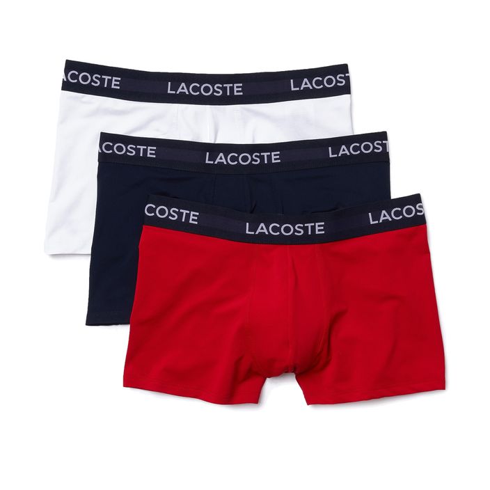 Pánské boxerky 3-pack Lacoste 5H9623 LAW barevné 2