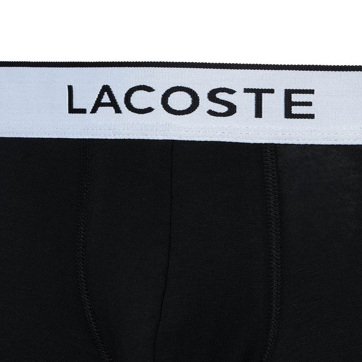 Pánské boxerky Lacoste 5H8385 3 páry black 4