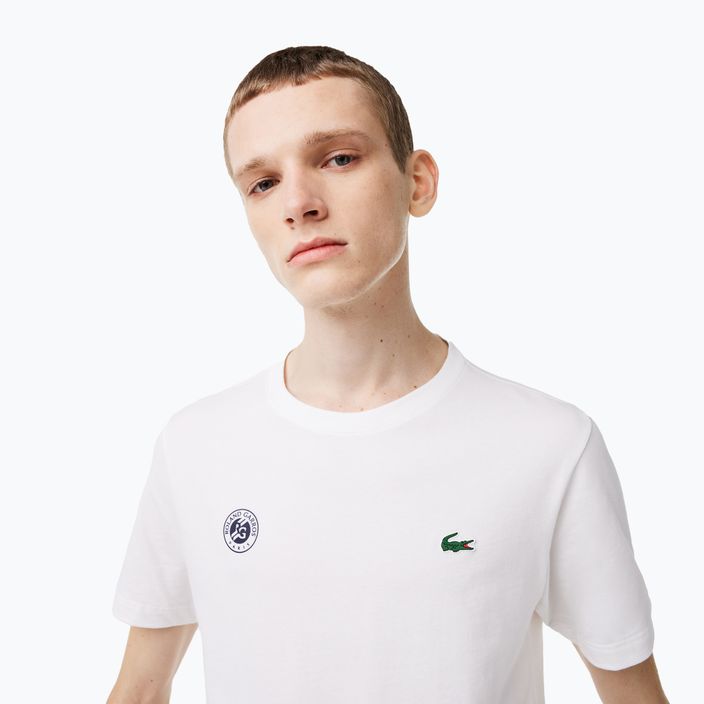 Lacoste pánské tenisové tričko bílé TH2116 3