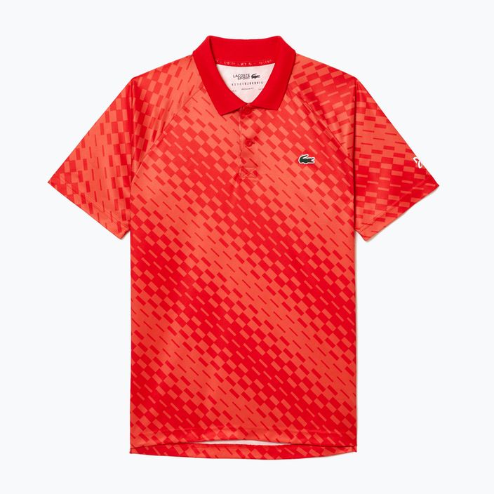 Lacoste pánská tenisová polokošile červená DH5174 5