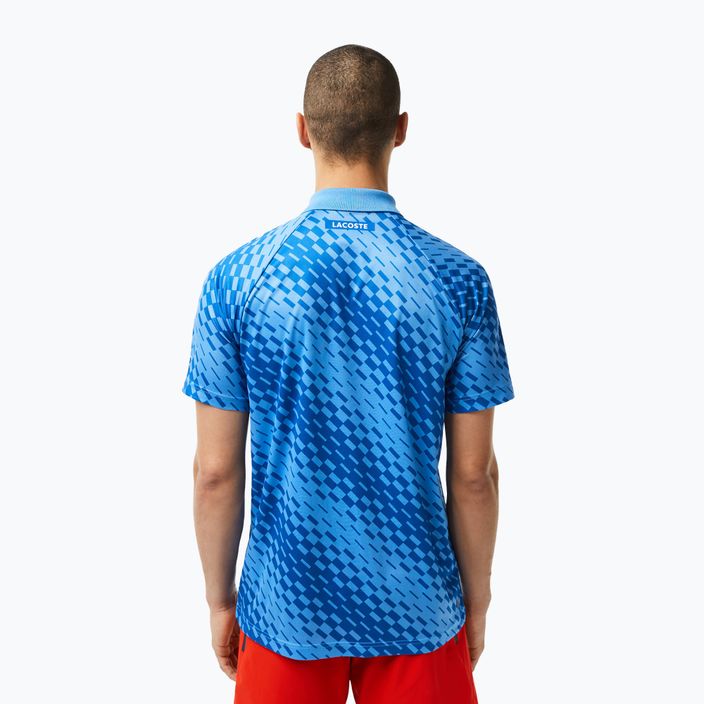 Lacoste pánské tenisové polo tričko modré DH5174 2