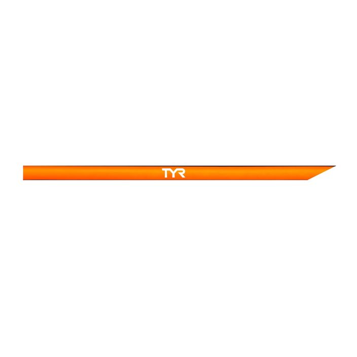 Řemínek k plaveckým packám  TYR Silicone Hand Paddle Replacement Straps fluo/orange 2