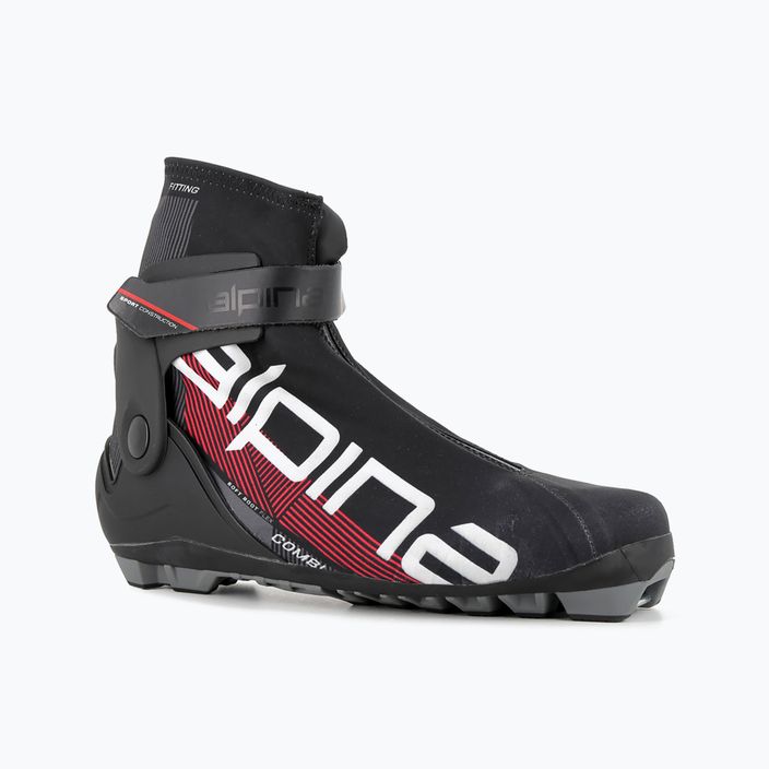 Pánské boty na běžecké lyžování Alpina N Combi black/white/red 12