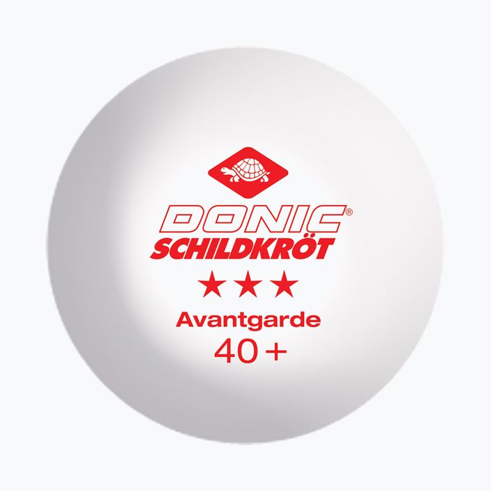 DONIC Schildkröt 3-Star Avantgarde míčky na stolní tenis Poly 40+6 ks barva 608533 2