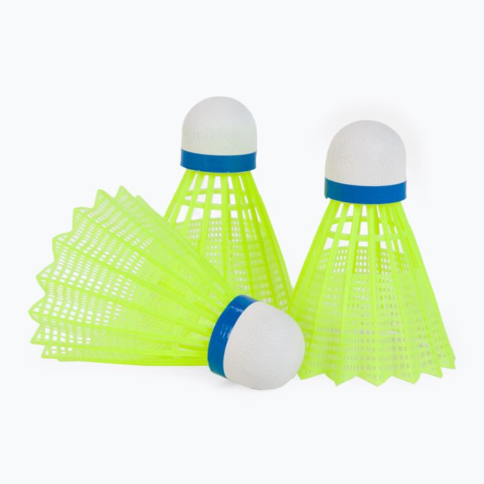 Sunflex badmintonové člunky Hobby 6 ks bílá/žlutá 53562 3