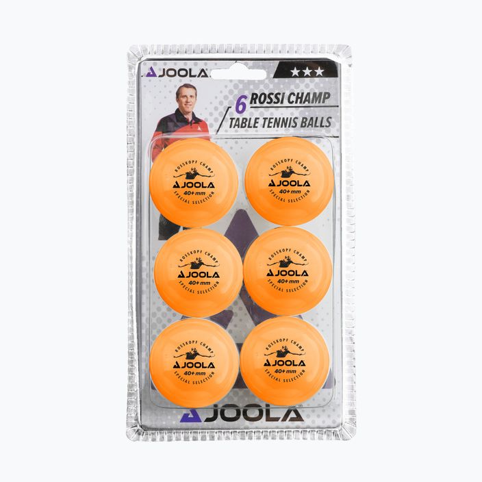 Míčky na stolní tenis JOOLA Rossi Champ 40+ 6 ks orange