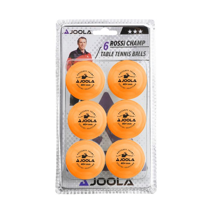 Míčky na stolní tenis JOOLA Rossi Champ 40+ 6 ks orange 2