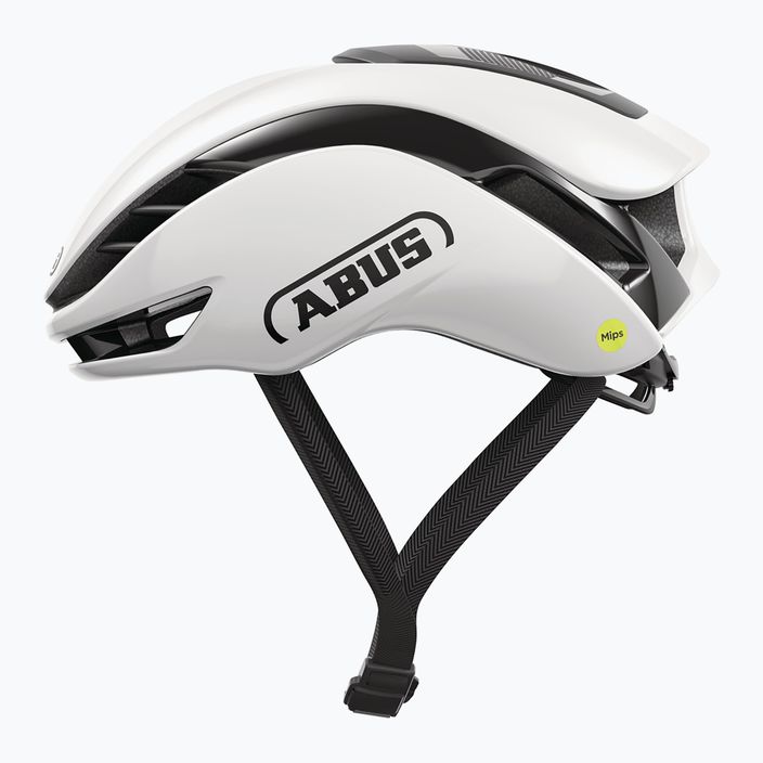 Cyklistická helma Abus  Gamechanger 2.0 MIPS shiny white 2