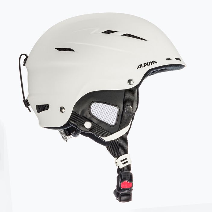 Lyžařská helma Alpina Biom white matt 4