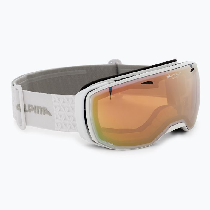 Lyžařské brýle Alpina Estetica Q-Lite pearlwhite gloss/mandarin sph