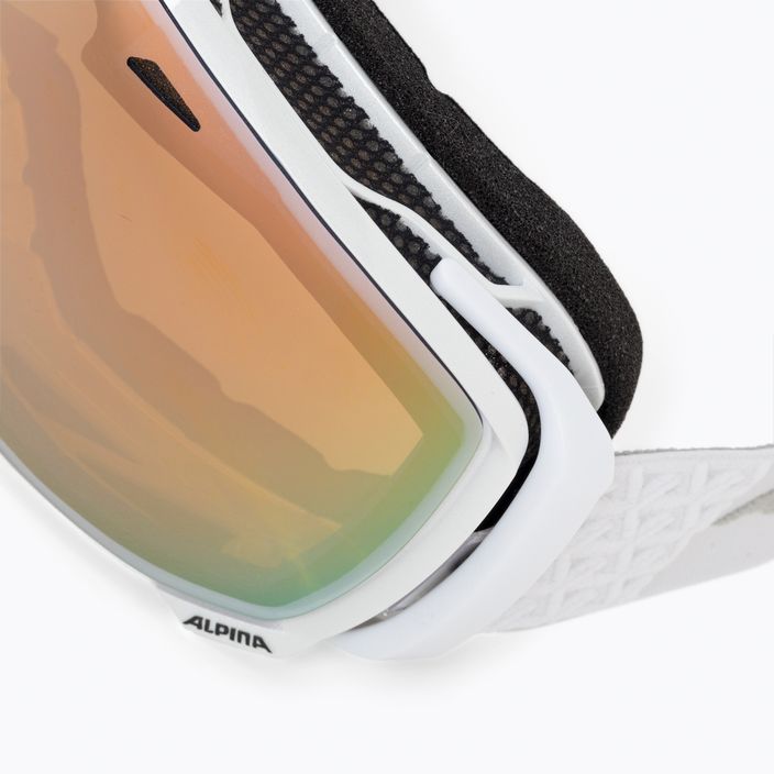 Lyžařské brýle Alpina Estetica Q-Lite pearlwhite gloss/mandarin sph 5