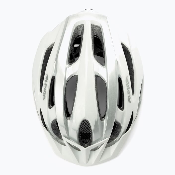 Cyklistická přilba Alpina MTB 17 white/silver 6