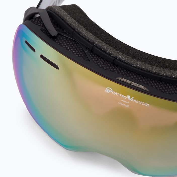 Lyžařské brýle Alpina Granby QV black matt/gold sph 5