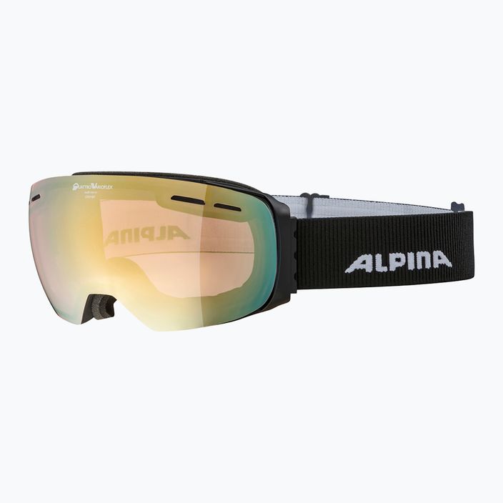 Lyžařské brýle Alpina Granby QV black matt/gold sph 6
