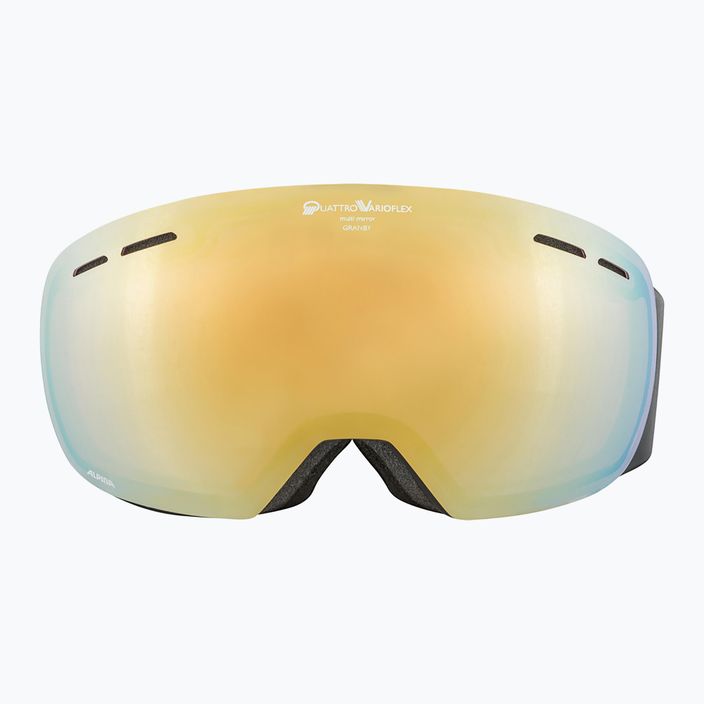 Lyžařské brýle Alpina Granby QV black matt/gold sph 7