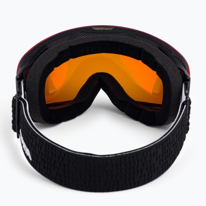Lyžařské brýle Alpina Granby Q-Lite black matt/red sph 3