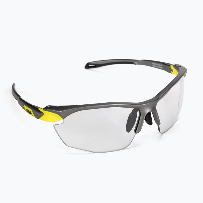 Brýle na kolo Alpina Twist Five Hr V tin matt neon yellow/black