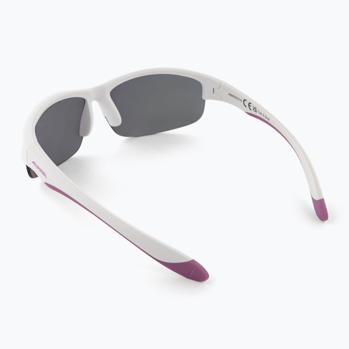 Sluneční brýle dziecięce Alpina Junior Flexxy Youth HR white purple matt/pink mirror 2