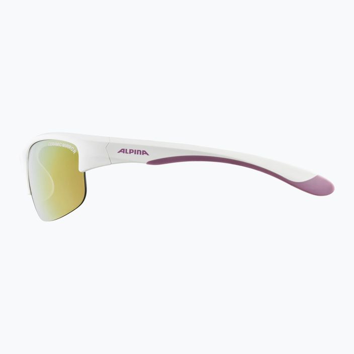 Sluneční brýle dziecięce Alpina Junior Flexxy Youth HR white purple matt/pink mirror 5