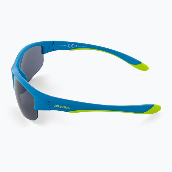 Sluneční brýle dziecięce Alpina Junior Flexxy Youth HR blue lime matt/black 4