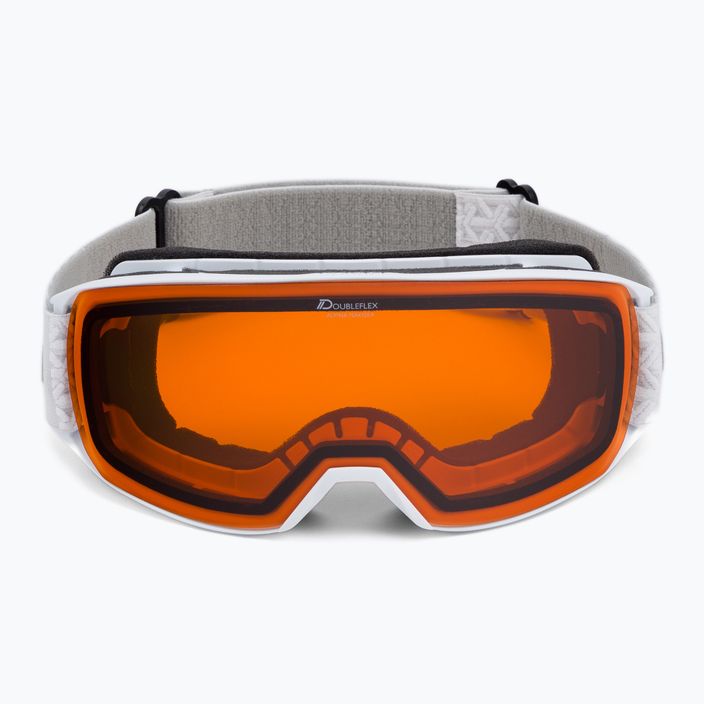 Lyžařské brýle Alpina Nakiska white matt/orange 2
