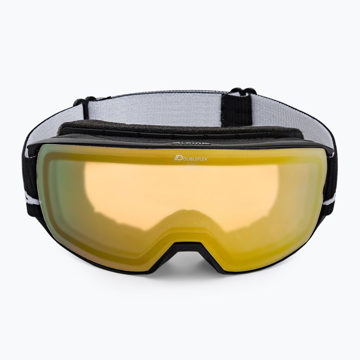 Lyžařské brýle Alpina Nakiska Q-Lite black matt/gold 2