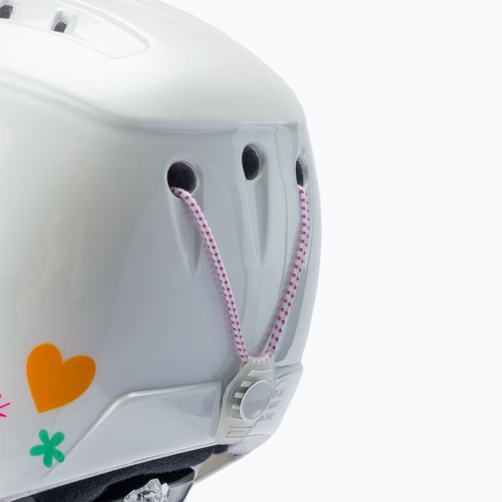 Dětské lyžařské helmy Alpina Carat white/deco 7