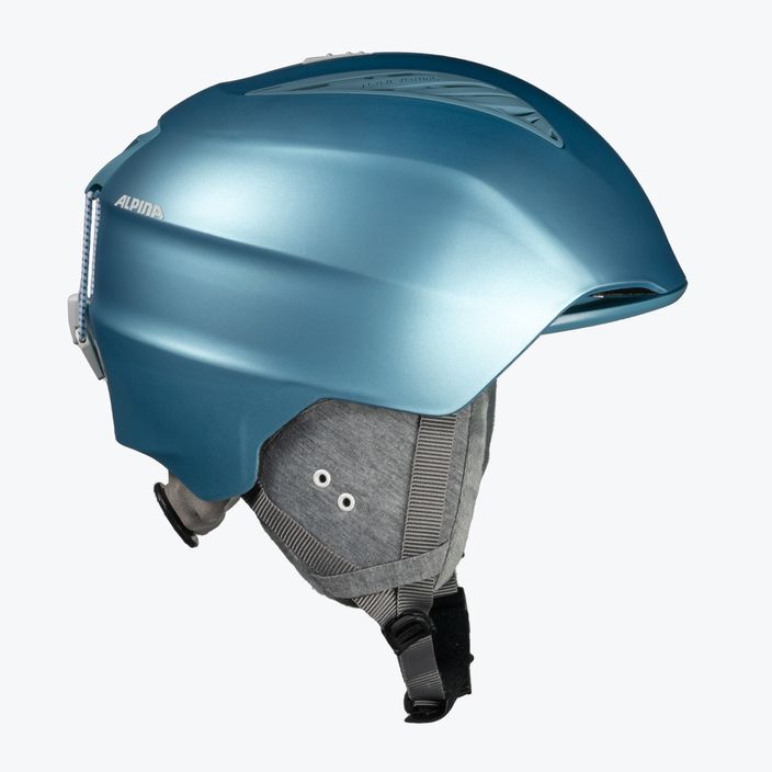 Lyžařská helma Alpina Grand skyblue/white matt 4