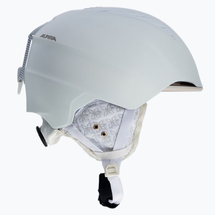 Lyžařská helma Alpina Grand white prosecco matt 4