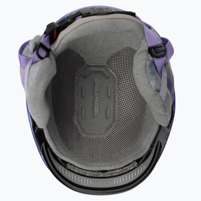 Dětské lyžařské helmy Alpina Grand Jr flip-flop purple 5