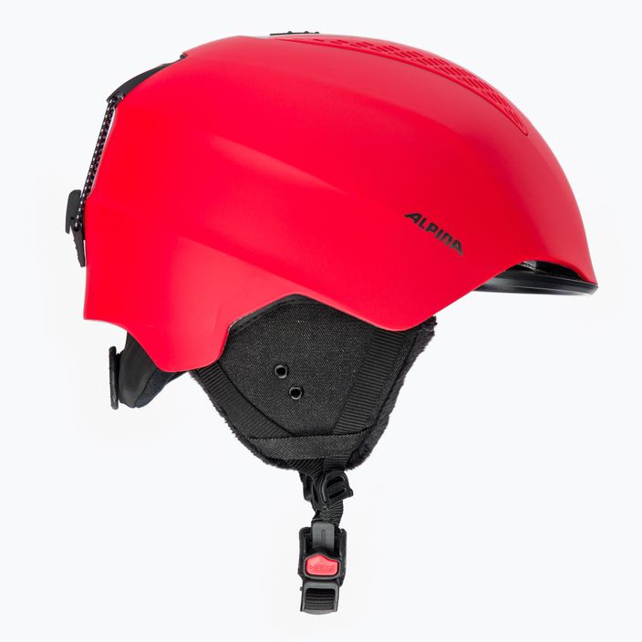 Lyžařská helma Alpina Grand red matt 4