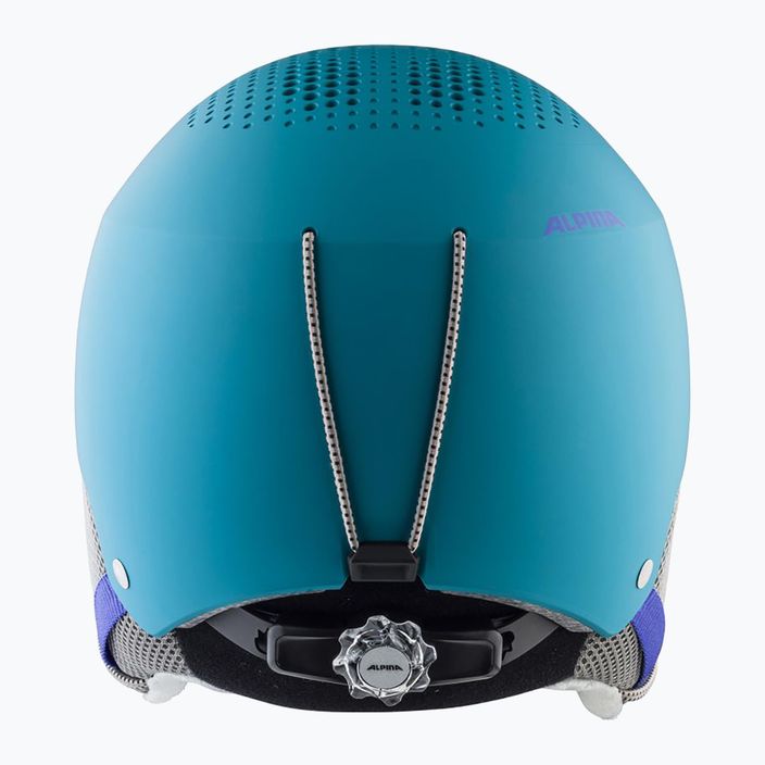 Dětské lyžařské helmy Alpina Zupo turquoise matt 13