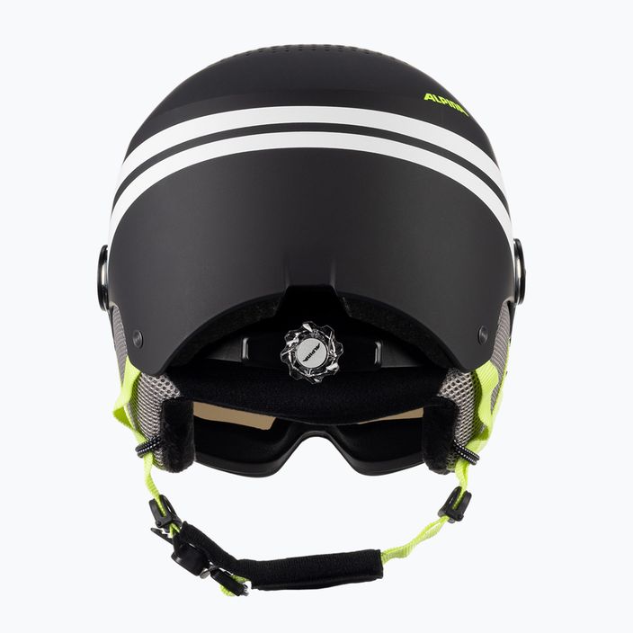 Dětské lyžařské helmy Alpina Zupo Visor Q-Lite charcoal/neon matt 3