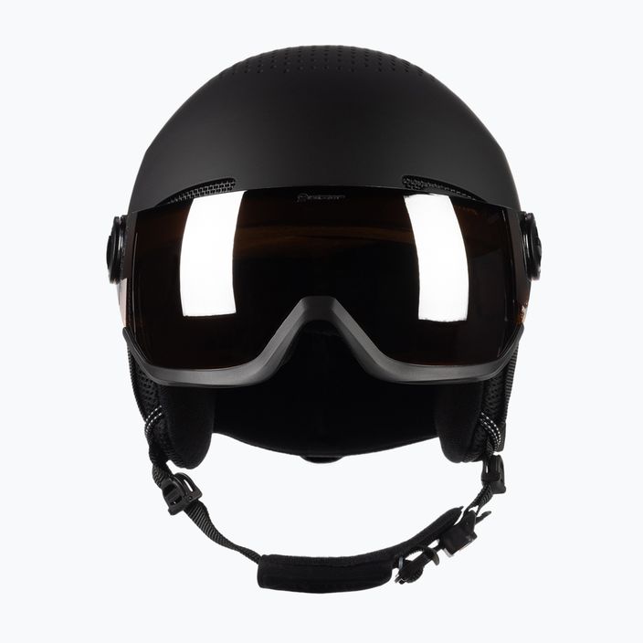 Lyžařská helma Alpina Arber Visor Q Lite black matte 2