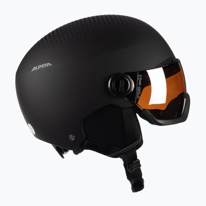 Lyžařská helma Alpina Arber Visor Q Lite black matte 4