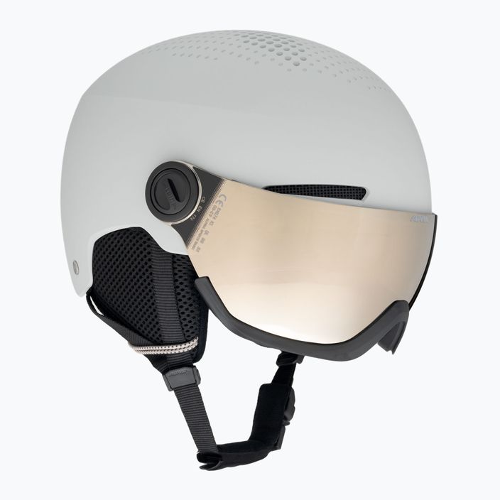 Lyžařská helma Alpina Arber Visor Q Lite grey matt
