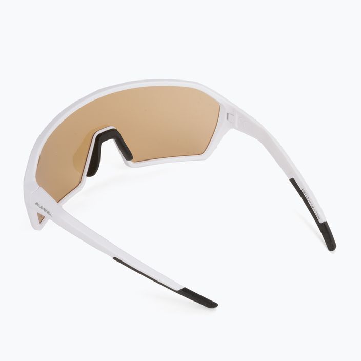 Brýle na kolo Alpina Ram Q-Lite V white matt/blue mirror 2