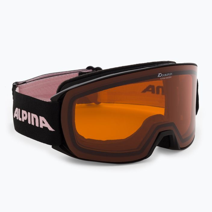 Lyžařské brýle Alpina Nakiska black/rose matt/orange