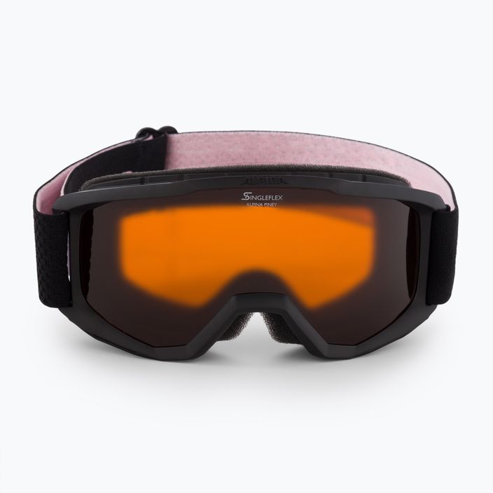 Dětské lyžařské brýle Alpina Piney black/rose matt/orange 2