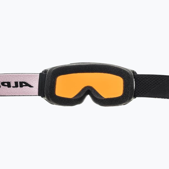 Dětské lyžařské brýle Alpina Piney black/rose matt/orange 8