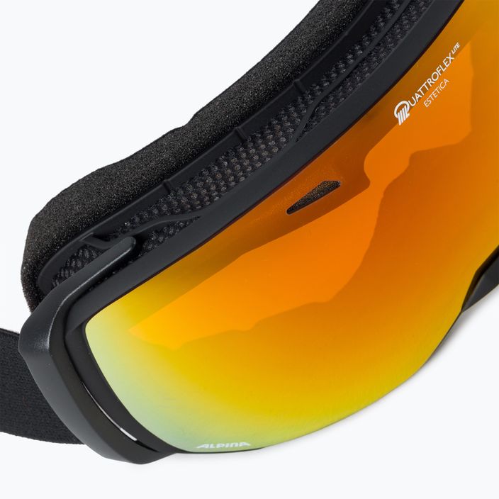 Lyžařské brýle Alpina Estetica Q-Lite black/rose matt/rainbow sph 5