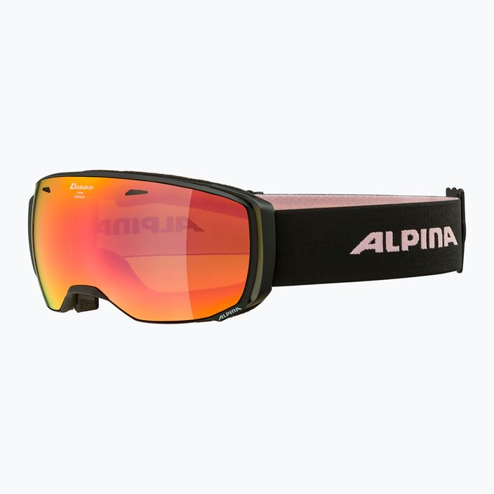 Lyžařské brýle Alpina Estetica Q-Lite black/rose matt/rainbow sph 6