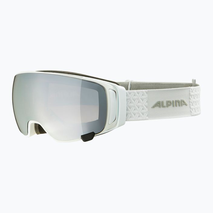 Lyžařské brýle Alpina Double Jack Mag Q-Lite white gloss/mirror black 7