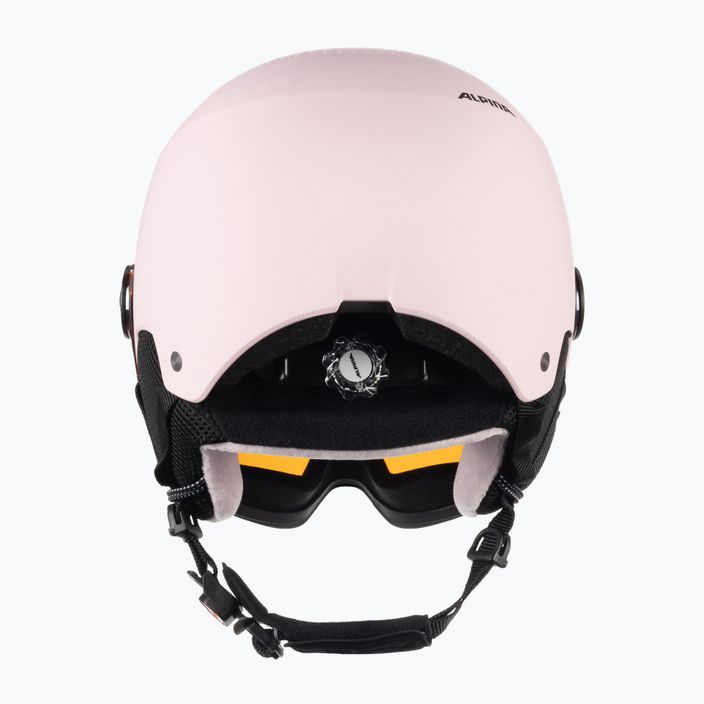 Dětské lyžařské helmy Alpina Zupo Visor Q-Lite rose matt 3