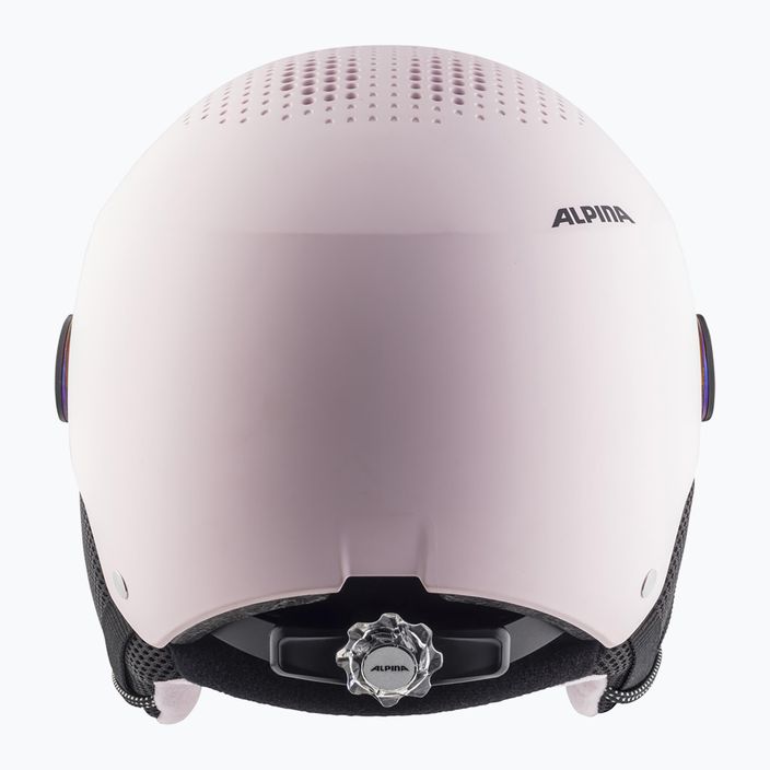 Dětské lyžařské helmy Alpina Zupo Visor Q-Lite rose matt 12