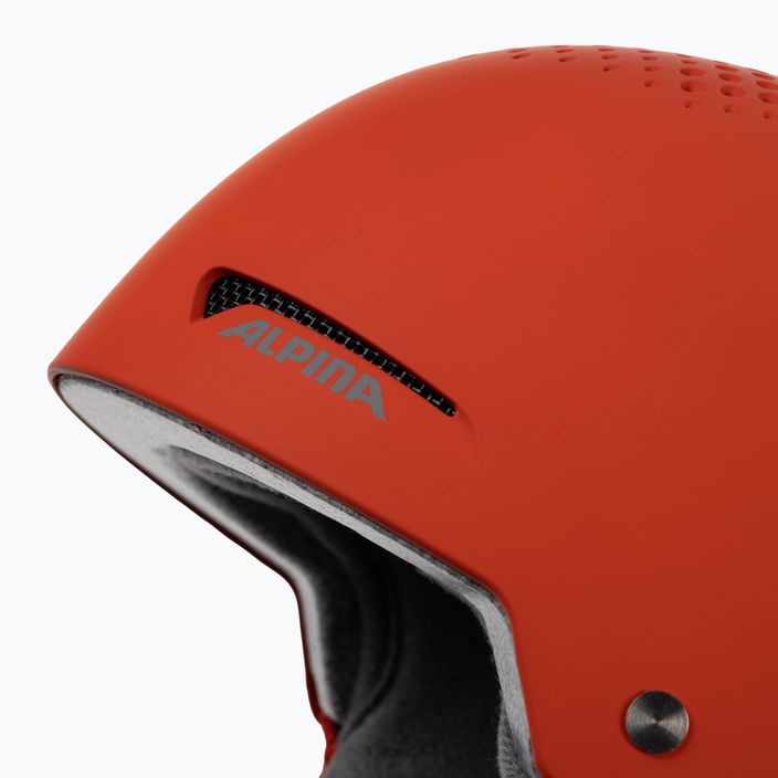 Dětské lyžařské helmy Alpina Zupo pumpkin/orange matt 6