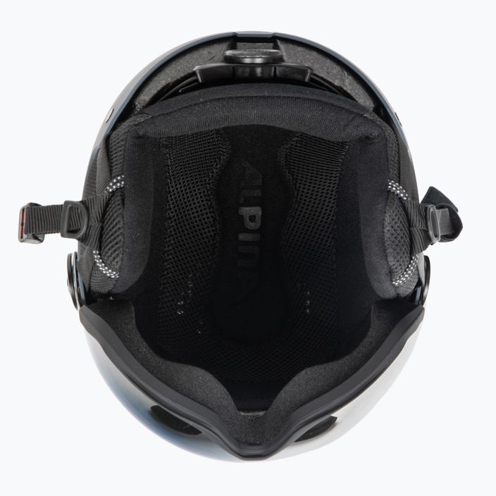 Lyžařská helma Alpina Arber Visor Q Lite ink matt 5