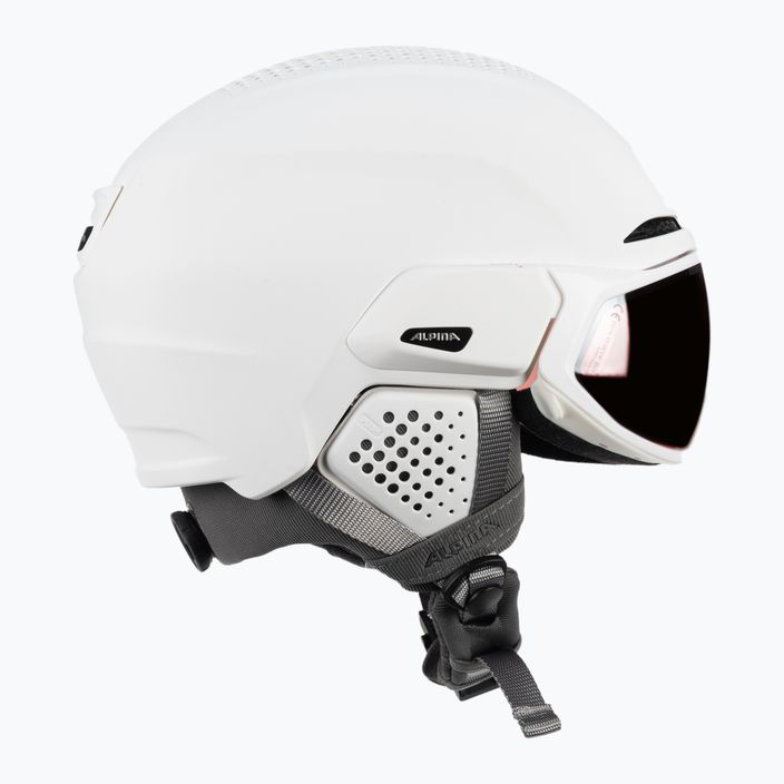 Lyžařská helma Alpina Alto QV white matt 4