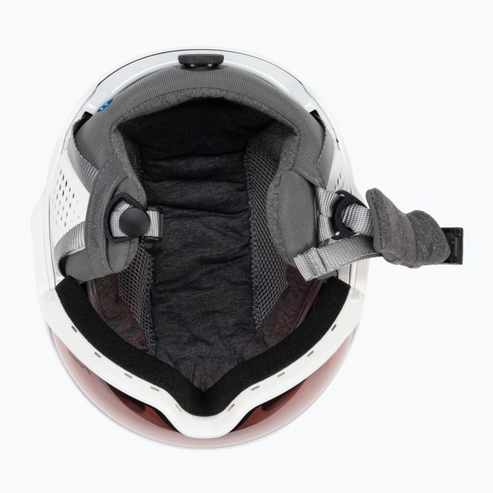 Lyžařská helma Alpina Alto QV white matt 5