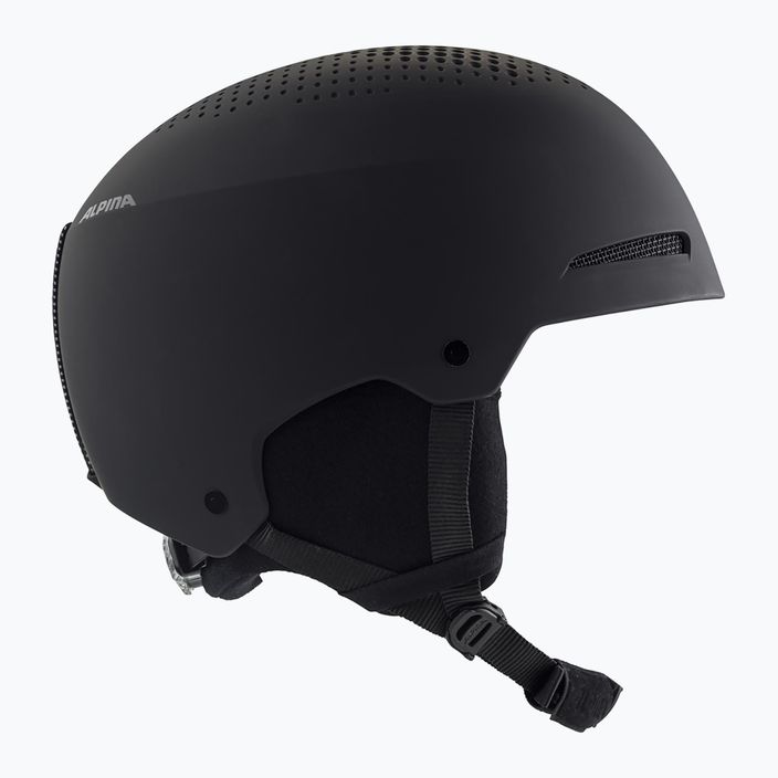 Lyžařská helma Alpina Arber black matte 9